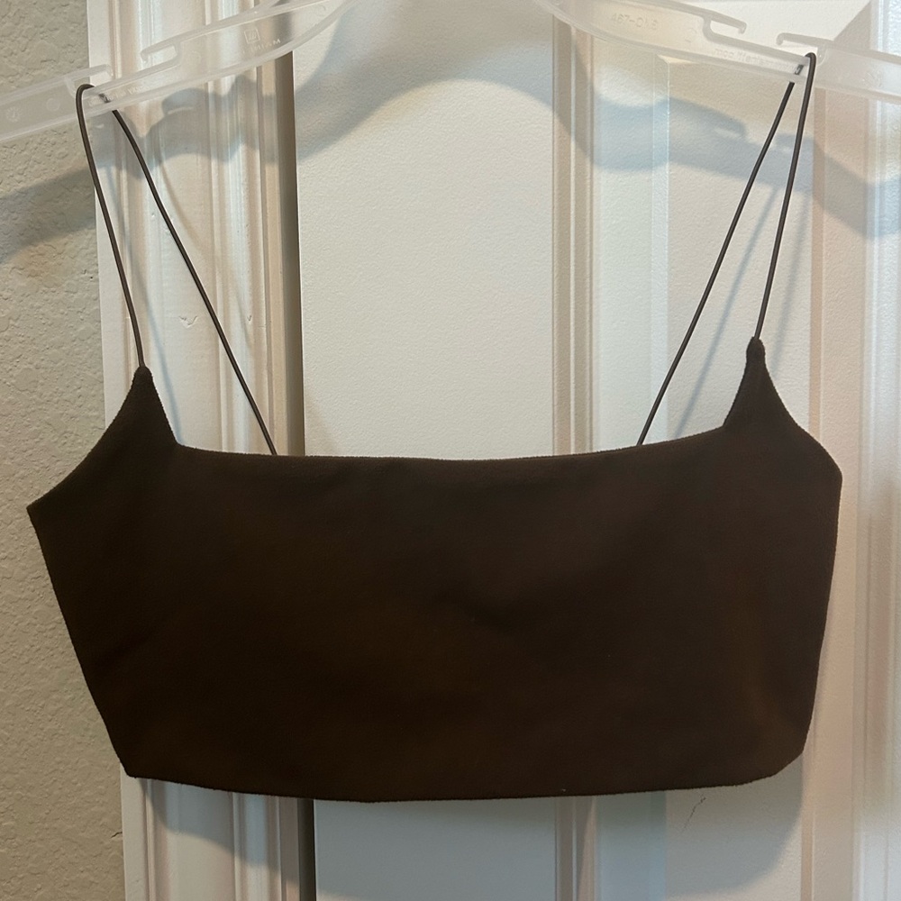 Joan Brown Corded Smoothing Bra Top